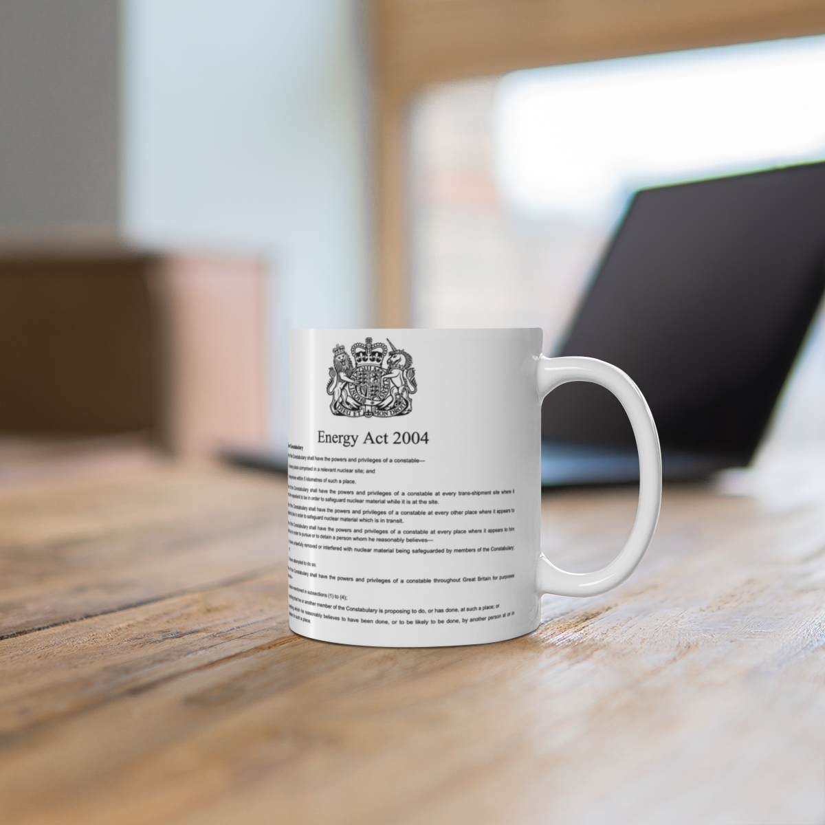 Civil Nuclear Constabulary Legislation Mug - Image 6
