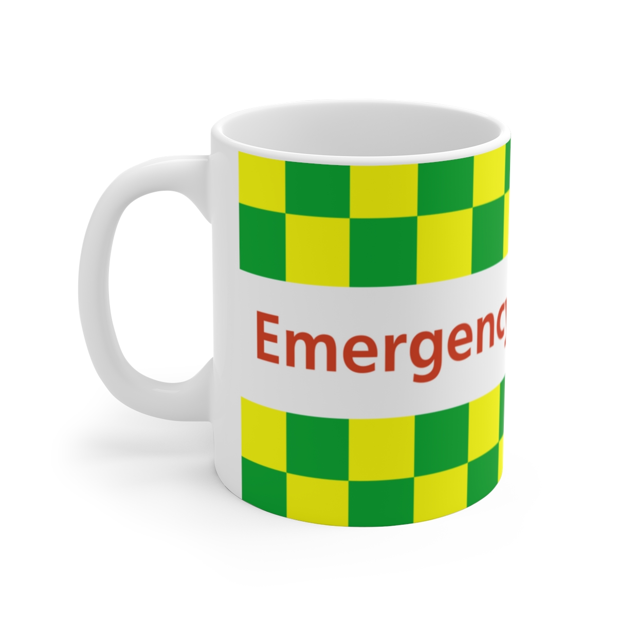 Ambulance Battenburg Mug - Image 2